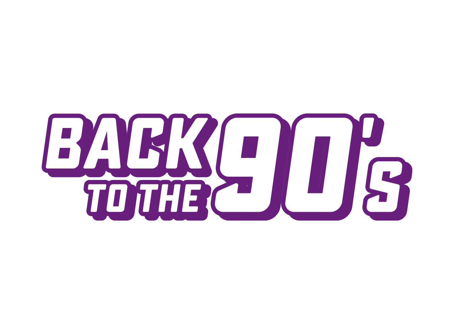 Poster Back to the 90’s